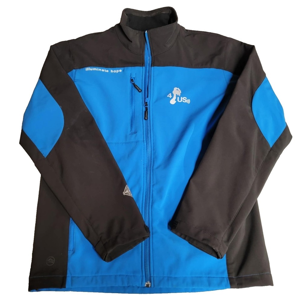 Stormtech H2Xtreme Waterproof Performance Full Zip Jacket Blue Mens Size M